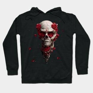 Life and death, skull and roses Hoodie